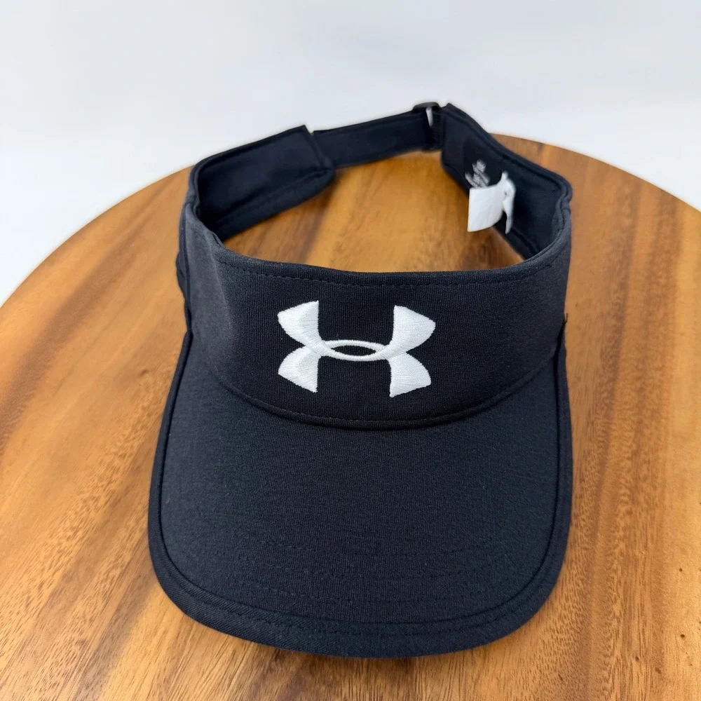 Under Armour Golf Visor Mens or Womens OSFA Black Adjustable‎ Hat UH226M